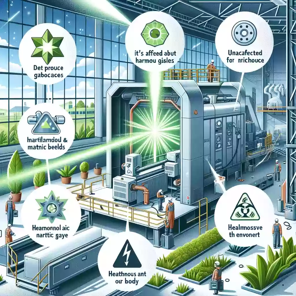 a picture of Green and environmentally friendly, safe and pollution-free