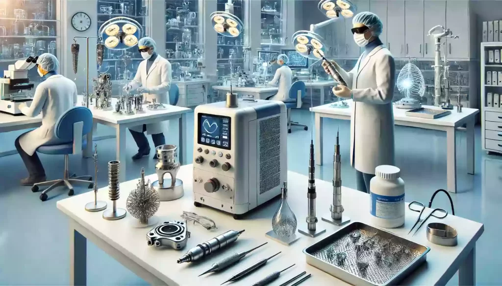 a picture of Application of Laser Welding Machines in Medical Devices