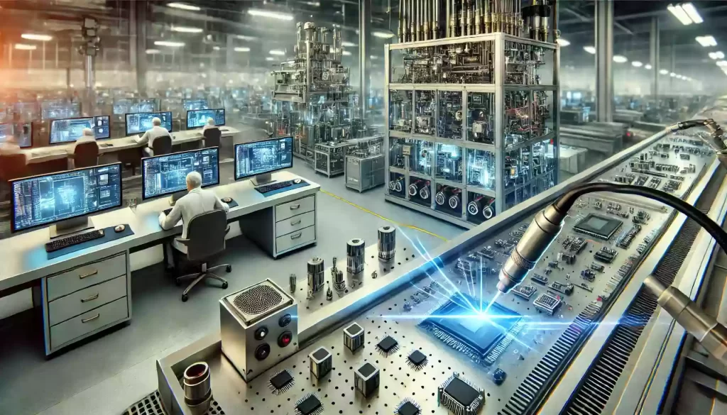 a picture of Electronics and semiconductor industry